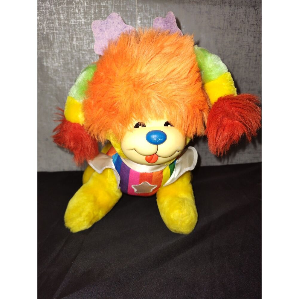 Vintage Hallmark 1983 Rainbow Brite Puppy Brite Plush
